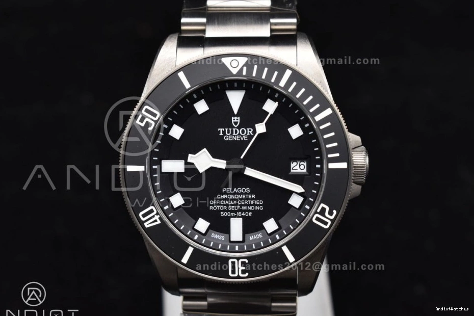 1:1 525 Best Edition SportInspired ZF V A2824 Pelagos Titanium Bracelet On Black 0321
